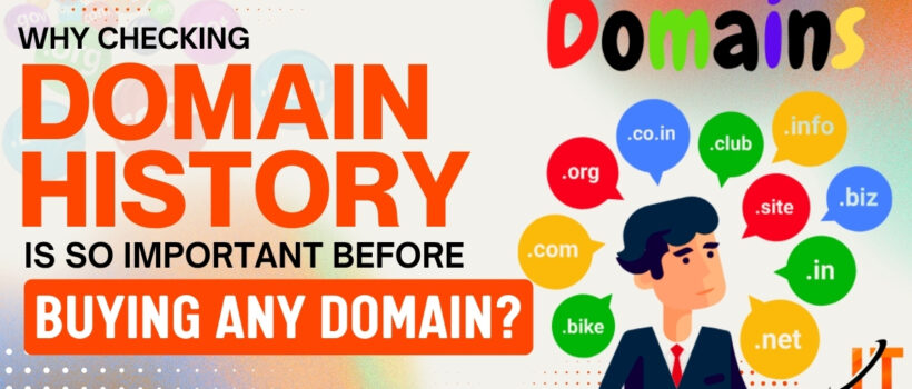 Why Checking Domain History Is So Important Before Buying Any Domain